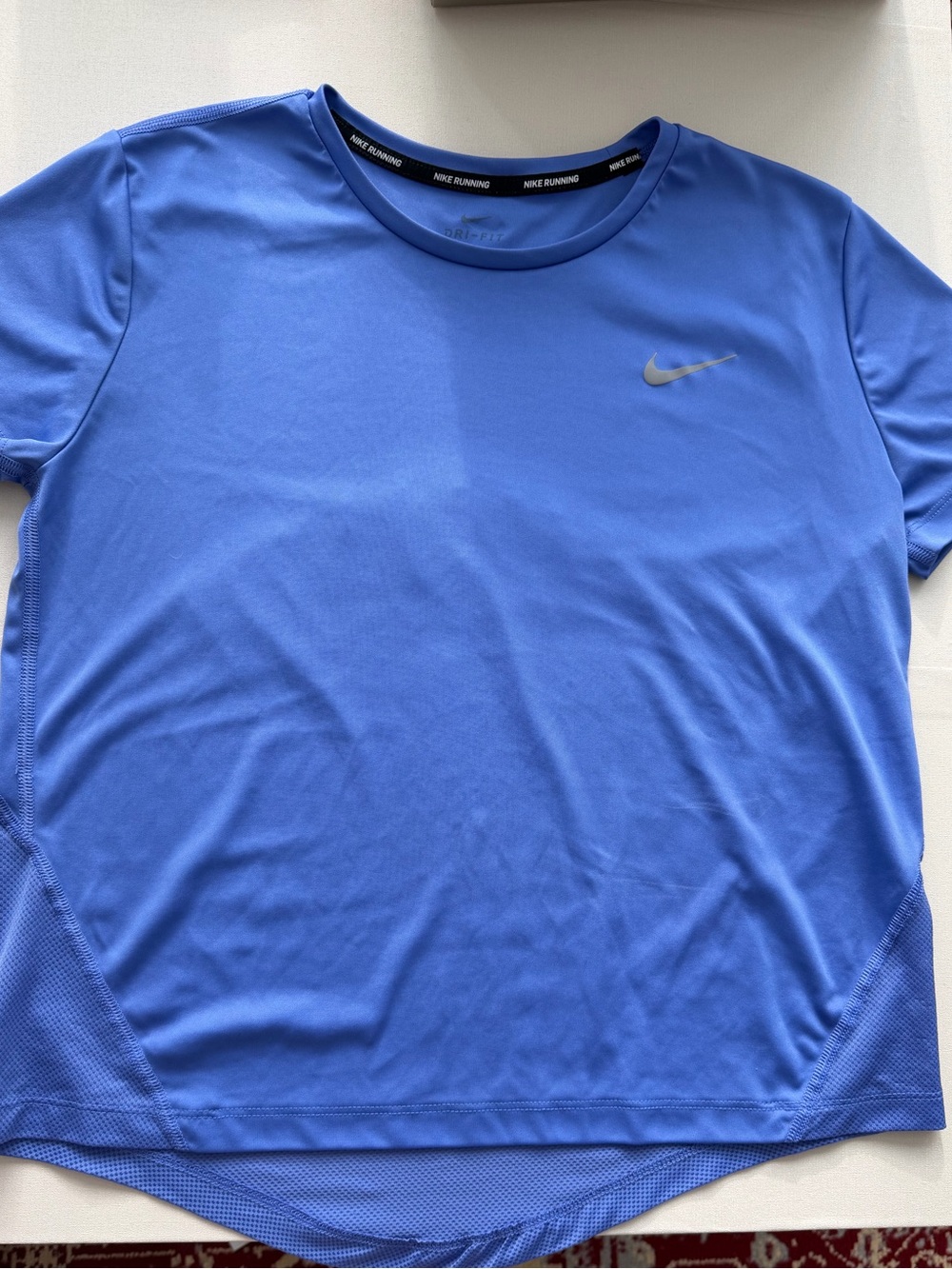 Nike Running Dri-FIT Periwinkle Blue Mesh Athletic Top Women’s M